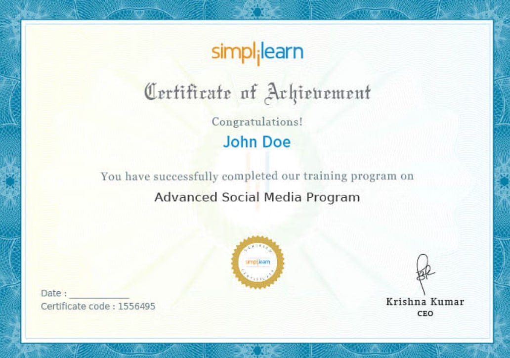 social media marketing certificate